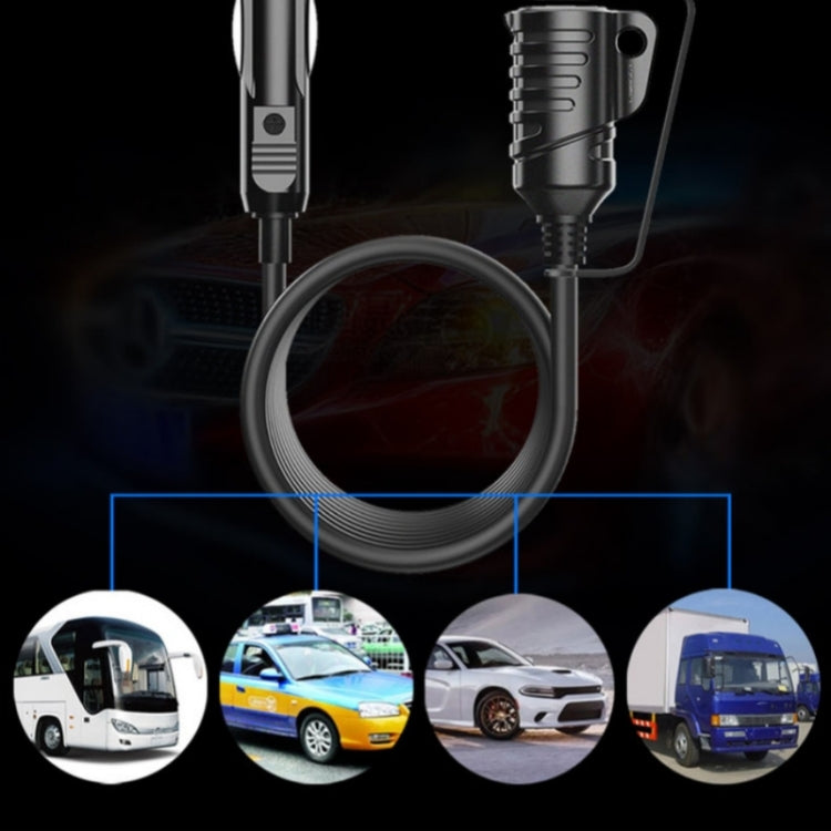 TR-29 Car Cigarette Lighter Extension Cord Male Plug to Female Socket with 16AWG Extender Cable, TR-29