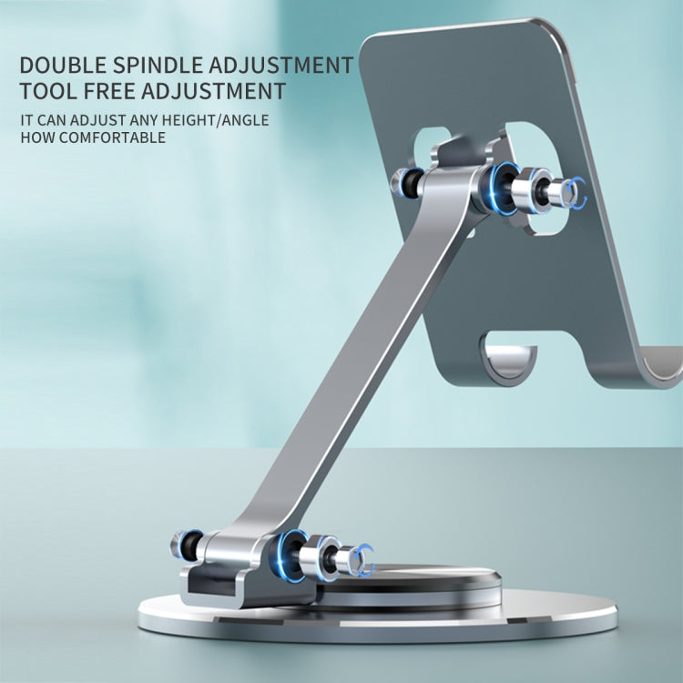 019 360 Degree Rotation Aluminum Alloy Desktop Phone Tablet Holder