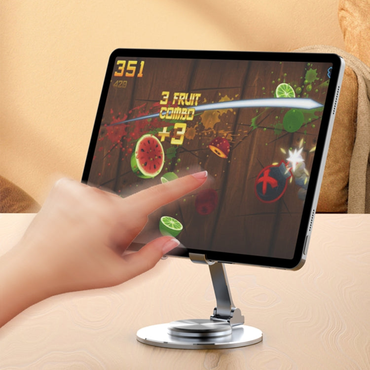 019 360 Degree Rotation Aluminum Alloy Desktop Phone Tablet Holder