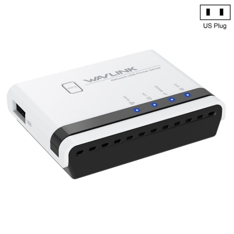 WAVLINK NU516U1 USB2.0 Wireless Printer Server With 10 / 100Mbps LAN / Bridge WiFi