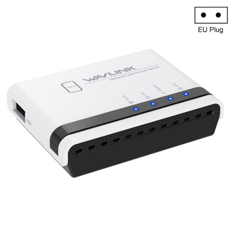 WAVLINK NU516U1 USB2.0 Wireless Printer Server With 10 / 100Mbps LAN / Bridge WiFi