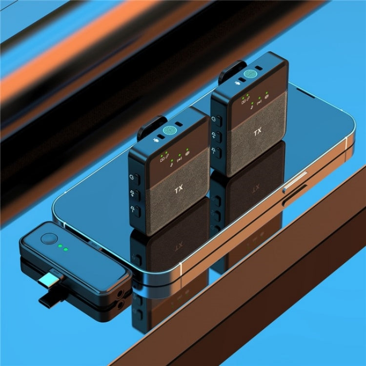 SX31 3 in 1 Lavalier 2.4G Wireless Noise Reduction Mic with Dual Transmitter + Receiver