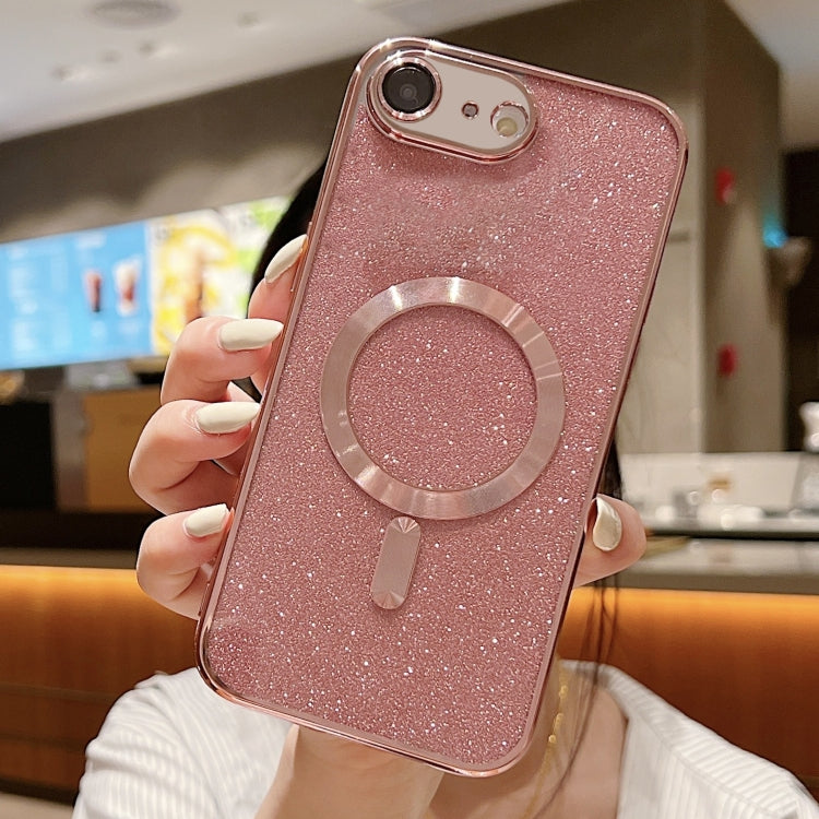 Glitter Electroplating MagSafe TPU Phone Case, For iPhone 11 Pro Max, For iPhone 11, For iPhone 11 Pro, For iPhone XR, For iPhone XS Max, For iPhone SE 2022 / 7 / 8