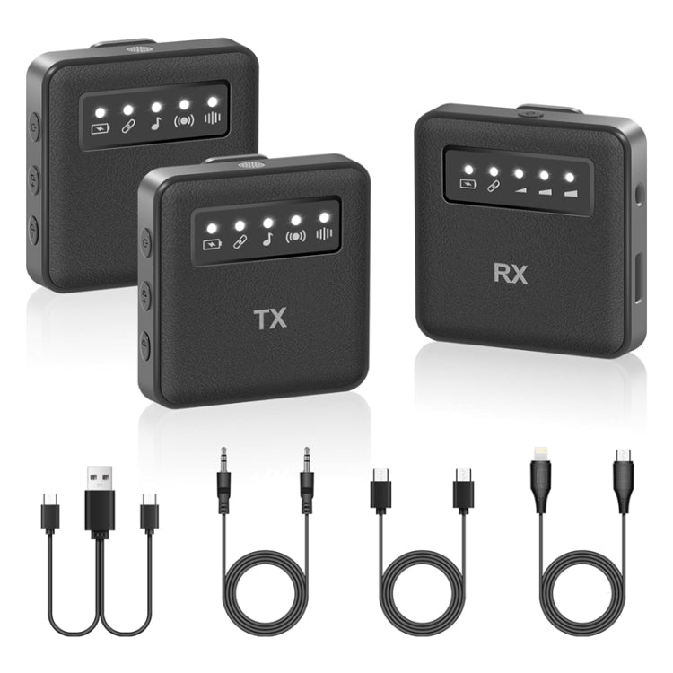 USB Lavalier Wireless Microphone for iPhone & iPad & Android & Cameras