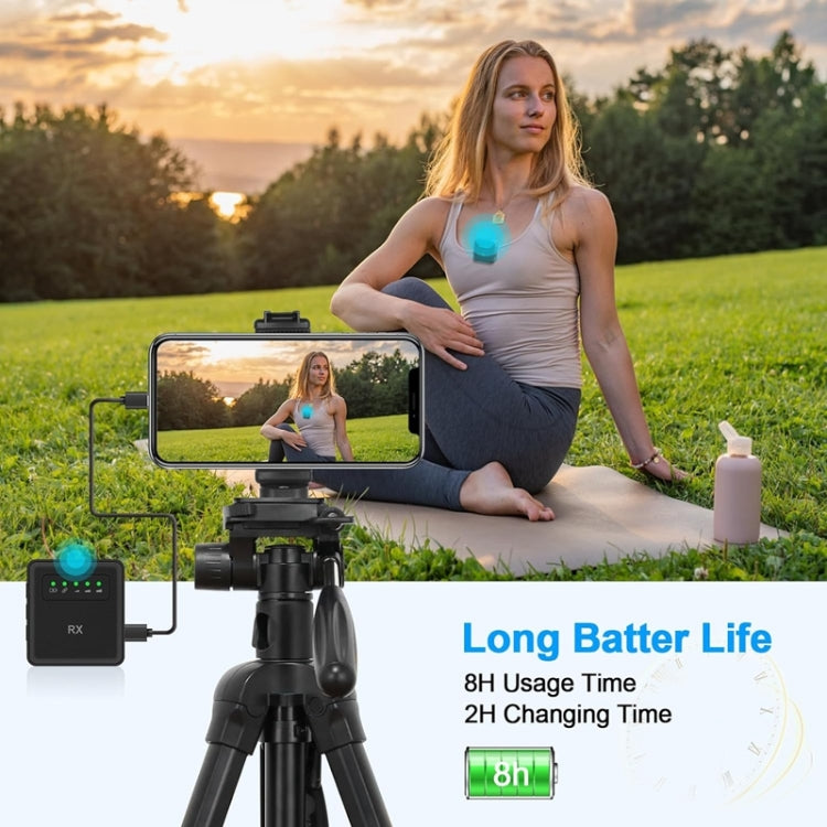 USB Lavalier Wireless Microphone for iPhone & iPad & Android & Cameras