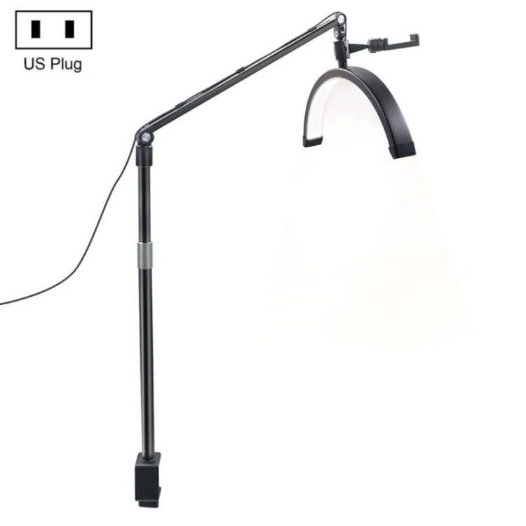 D-M30X 23 inch Half Moon Shape Beauty Manicure Lamp Curved Fill Light