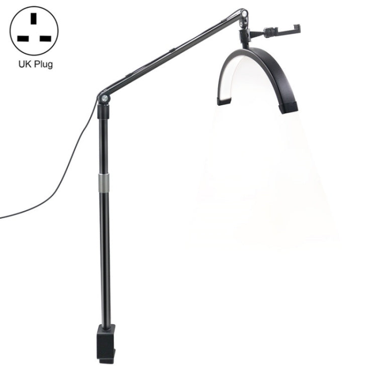 D-M30X 23 inch Half Moon Shape Beauty Manicure Lamp Curved Fill Light