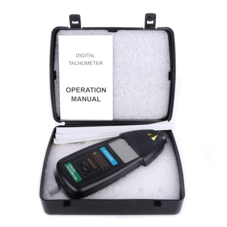 DT2234C مقياس سرعة الدوران الرقمي بالليزر بدون تلامس، DT2234C
