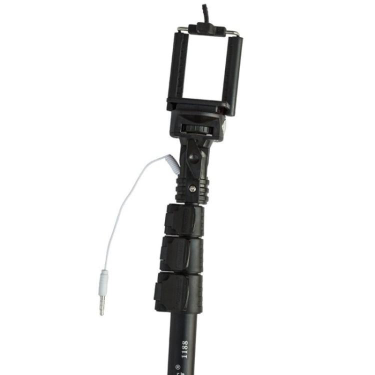 YUNTENG 1188 Retractable 3.5mm Wired Selfie Stick Monopod