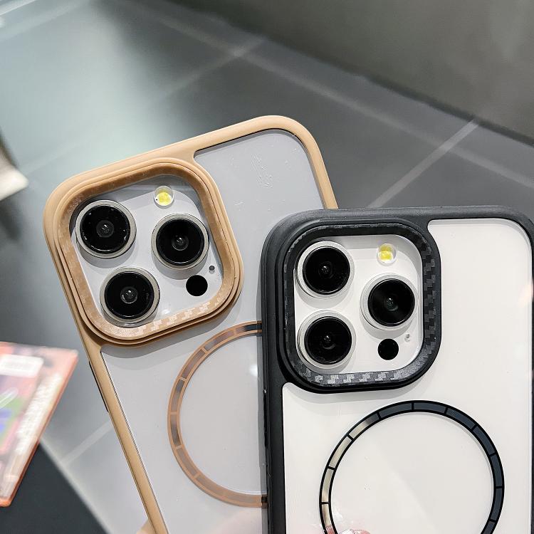 Chocolate Transparent MagSafe Shockproof Phone Case, For iPhone 13