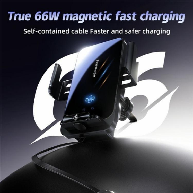 SD06 Car Air Vent Mount Anti Shake Automatic Clamping Wireless Charging Phone Stand, SD06
