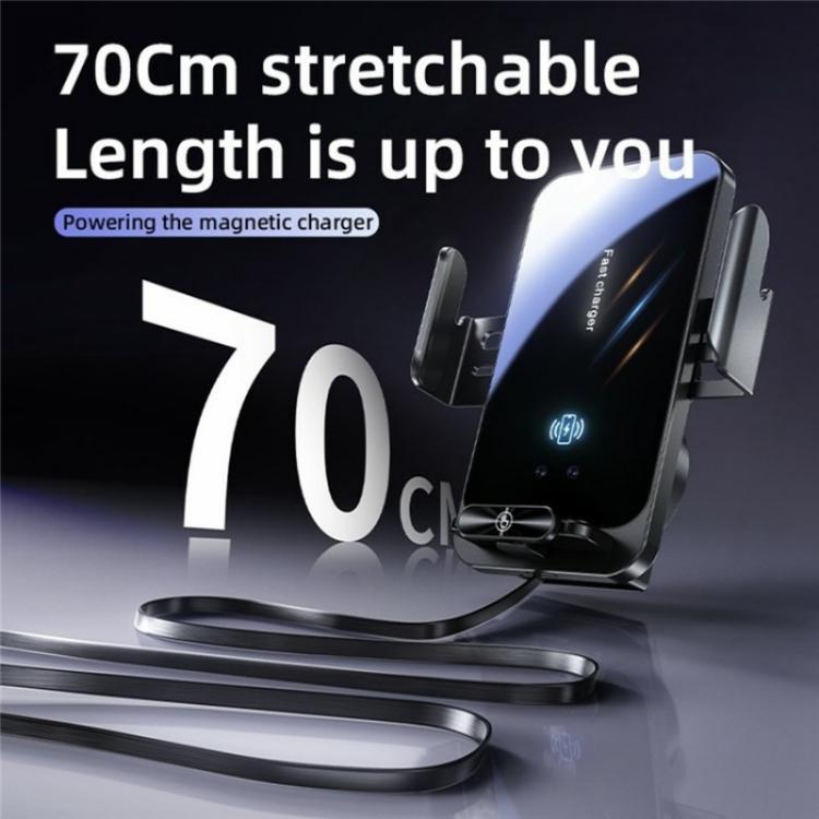 SD06 Car Air Vent Mount Anti Shake Automatic Clamping Wireless Charging Phone Stand, SD06
