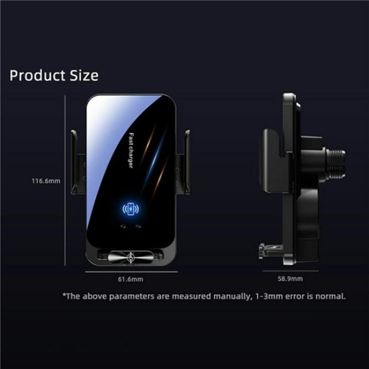 SD06 Car Air Vent Mount Anti Shake Automatic Clamping Wireless Charging Phone Stand, SD06
