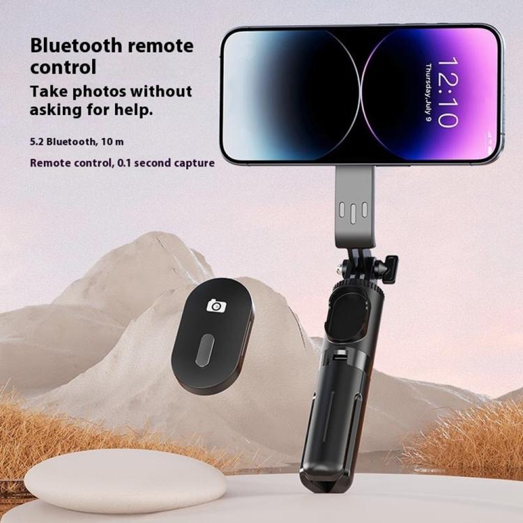 P08Y Pro Portable Travel Selfie Stick Tripod Mini Magsafe Phone Stand with Remote Control