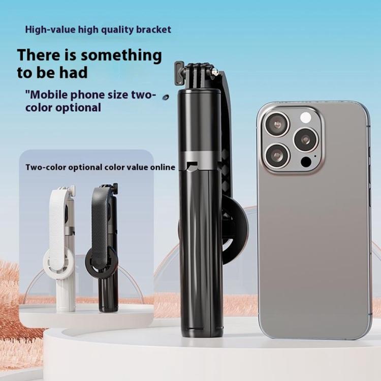 P07 Max Extendable Four-legged Stand Magnetic Phone Selfie Stick with Bluetooth Remote Control