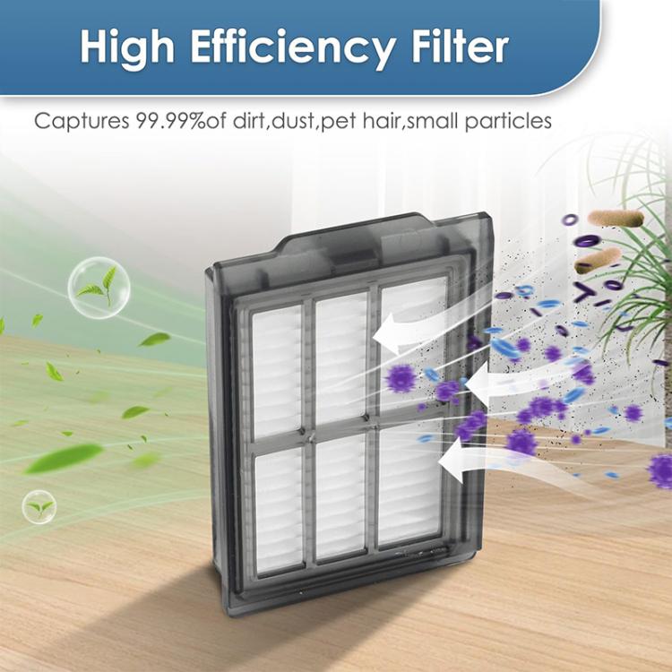 JUNSUNMAY 4pcs Sweeper Clean Filter for iRobot Roomba Plus 405 / 505 Combo
