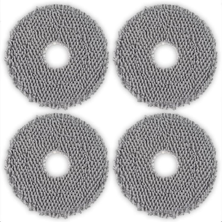 JUNSUNMAY 4pcs Washable Mop Pads Replacement for iRobot Roomba Plus 405 / 505 Combo