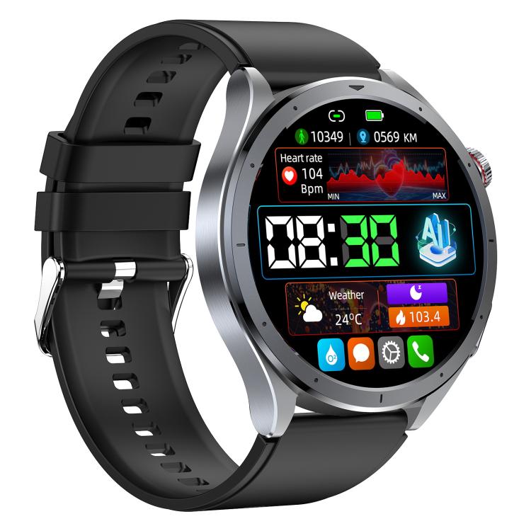 ET472 1.53 inch Color Screen BT Smart Watch Silicone Strap, Support AI-GPT Intelligent Question and Answer