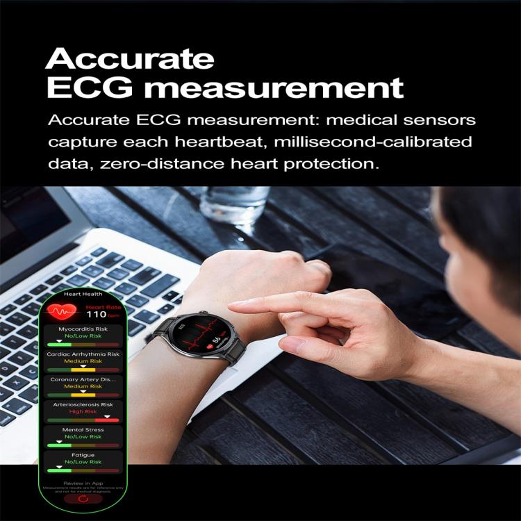 ET472 1.53 inch Color Screen BT Smart Watch Silicone Strap, Support AI-GPT Intelligent Question and Answer
