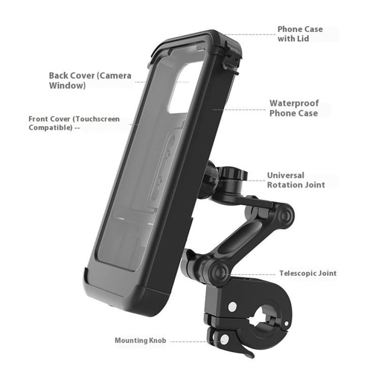 DS-MT3 Touchscreen Waterproof Anti-fog GPS Navigation Motorcycle Bike Phone Stand