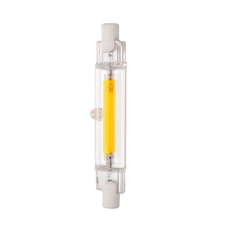 R7S 5W COB LED Lamp Bulb Glass Tube for Replace Halogen Light Spot Light,Lamp Length: 78mm, 220v, 110v