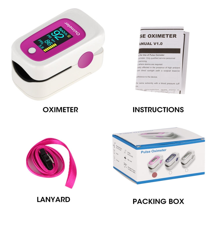 M160 Finger Pulse Oximeter Medical Special, M160 (Rose Red), M160 (Blue), M160 (Gray)