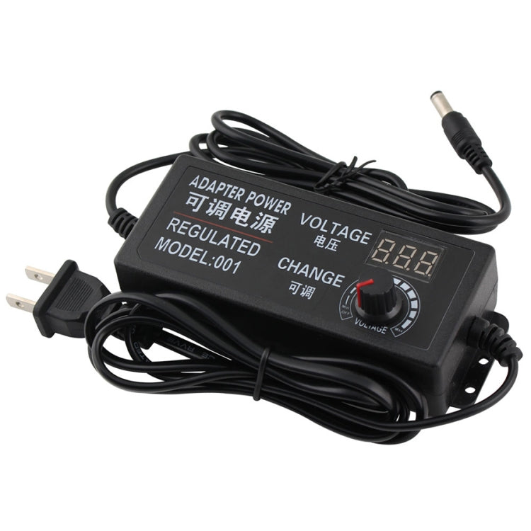 AC To DC Adjustable Voltage Power Adapter Universal Power Supply Display Screen Power Switching Charger, US 3-12-5A, EU 3-12-5A, US 3-24V-2A, EU 3-24V-2A, US 9-24V-3A, EU 9-24V-3A