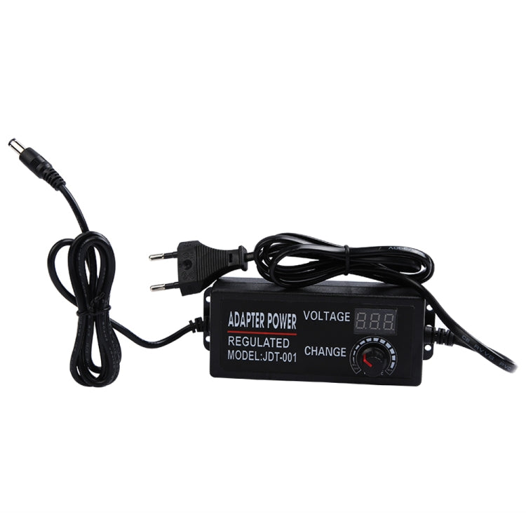 AC To DC Adjustable Voltage Power Adapter Universal Power Supply Display Screen Power Switching Charger, US 3-12-5A, EU 3-12-5A, US 3-24V-2A, EU 3-24V-2A, US 9-24V-3A, EU 9-24V-3A