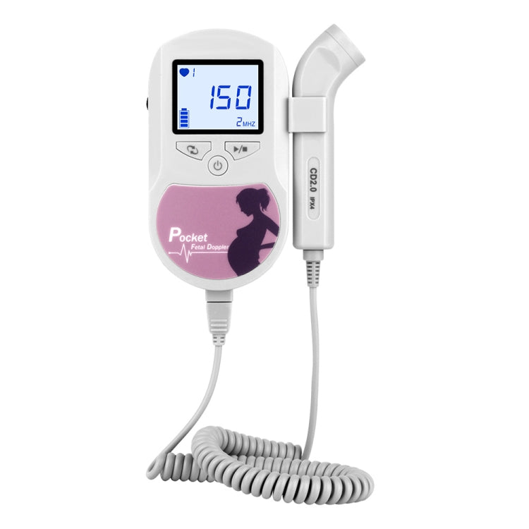 Baby Sound C Fetal Doppler Prenatal Pocket Digital Ultrasound Detector Angel Heartbeat Pregnant Doppler Prenatal Monitor