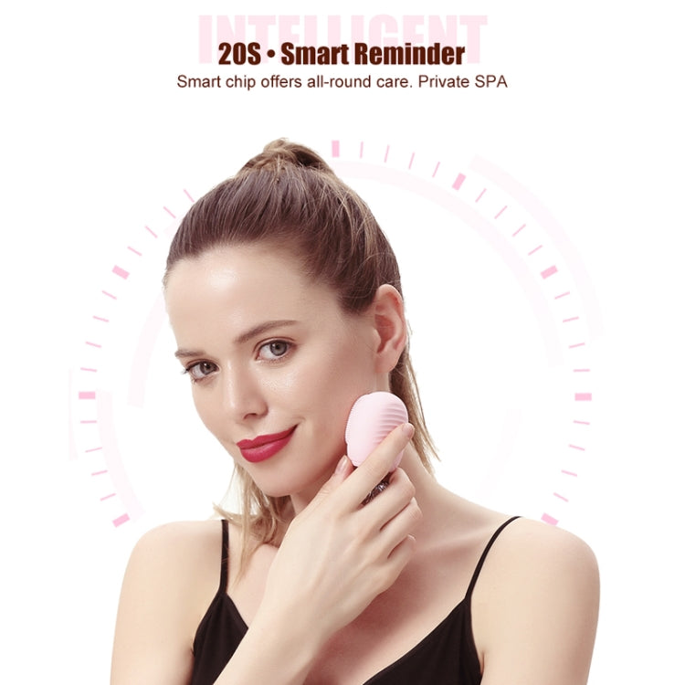 Duosi 2in1 Electric Facial Cleansing Brush Waterproof face Skin Cleansing Massager Silicone Vibration Scrubber Pore Clear Blackhead Remover