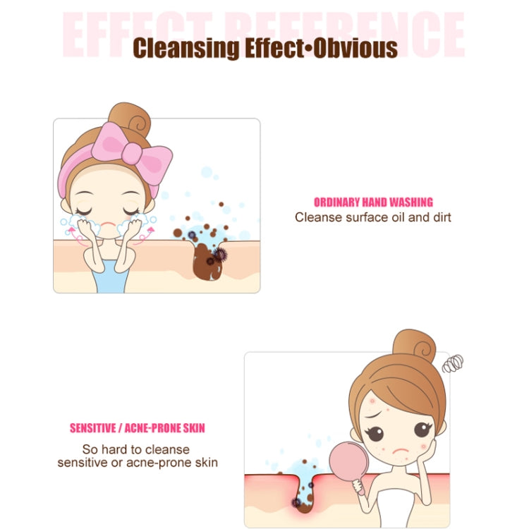 Duosi 2in1 Electric Facial Cleansing Brush Waterproof face Skin Cleansing Massager Silicone Vibration Scrubber Pore Clear Blackhead Remover