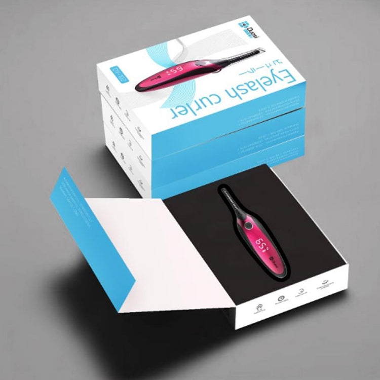 مكبس تجعيد الرموش الكهربائي المحمول Duosi DY-102، قابل لإعادة الشحن عبر USB، ومشبك تجعيد مكياج كهربائي ساخن، ومكواة تجعيد طويلة الأمد، على شكل قلم