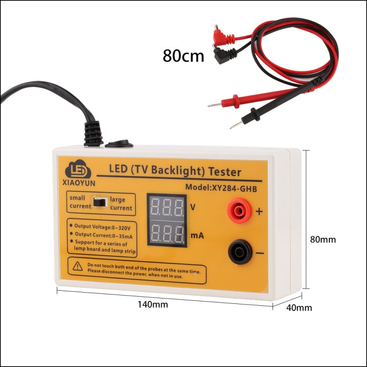 جهاز اختبار LED XY284 بمخرج 0-320 فولت، جهاز اختبار الإضاءة الخلفية للتلفزيون LED، شرائط LED متعددة الأغراض، أدوات اختبار الخرز