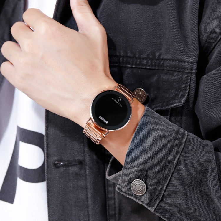 SKMEI 1550 Simple and Stylish LED Touch Screen Men Watch Waterproof Stainless Steel With Electronic Watch