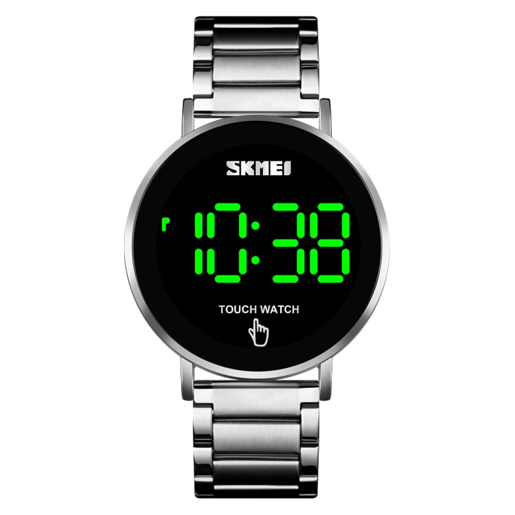 SKMEI 1550 Simple and Stylish LED Touch Screen Men Watch Waterproof Stainless Steel With Electronic Watch