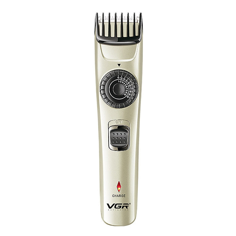 ماكينة قص الشعر VGR V-031 5 وات USB متعددة الأحجام قابلة للتحكم والتشذيب الذاتي، V-031