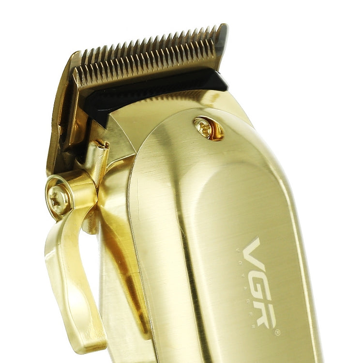 ماكينة قص الشعر الكهربائية المعدنية VGR V-278 بقوة 10 وات بمنفذ USB وشاشة رقمية LED، V-278 (ذهبي)، V-278 (فضي)