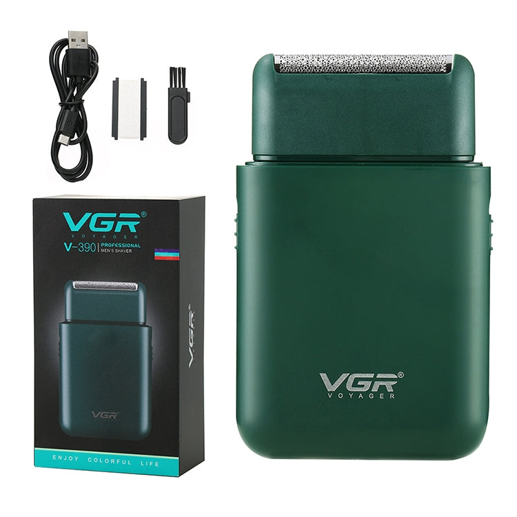 ماكينة حلاقة كهربائية ترددية محمولة VGR V-390 بقدرة 5 وات بمنفذ USB، V-390 (أسود)، V-390 (أخضر)