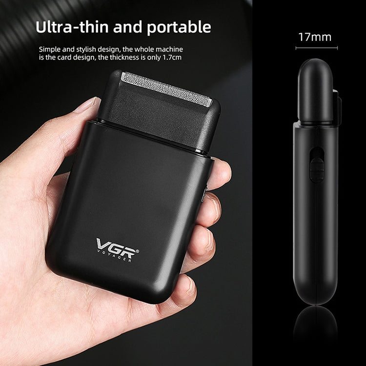 ماكينة حلاقة كهربائية ترددية محمولة VGR V-390 بقدرة 5 وات بمنفذ USB، V-390 (أسود)، V-390 (أخضر)
