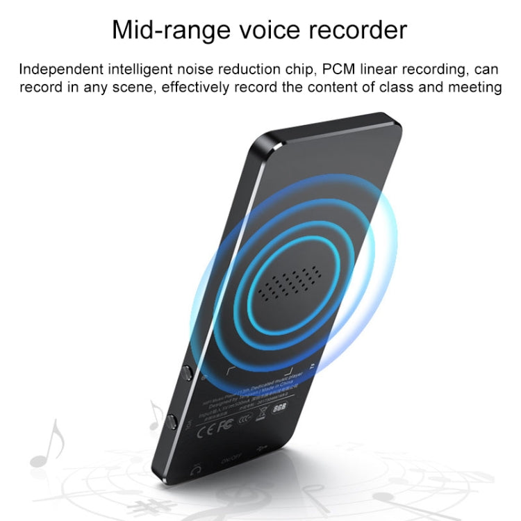 1.8 inch Touch Screen Metal Bluetooth MP3 MP4 Hifi Sound Music Player