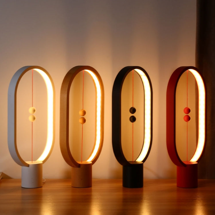 مصباح التوازن Allocacoc Heng LED ضوء ليلي يعمل بمنفذ USB لغرفة النوم والمكتب ومصباح ليلي لطاولة غرفة النوم وإضاءة ديكور منزلي داخلية