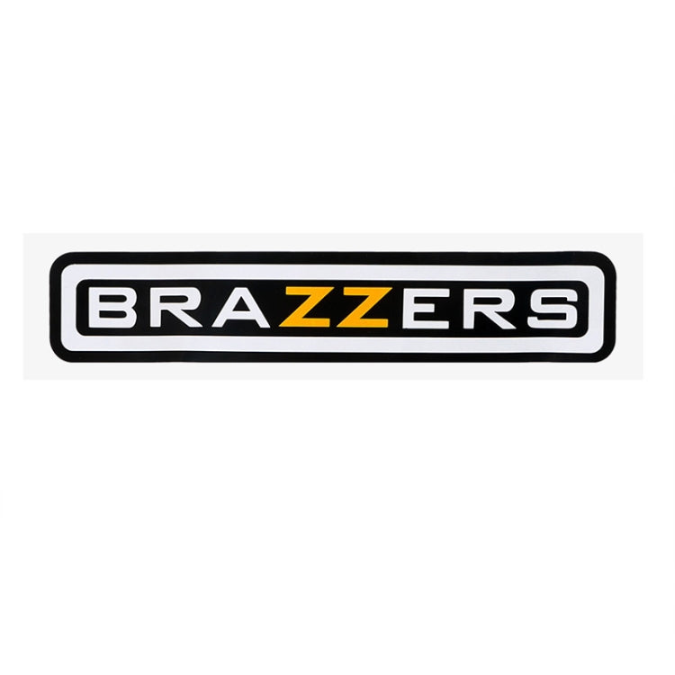 10 PCS BRAZZERS Car Sticker Auto Decals foe Car Styling, Size: 4.9x22.5cm, BRAZZERS