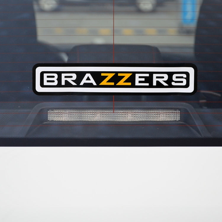 10 PCS BRAZZERS Car Sticker Auto Decals foe Car Styling, Size: 4.9x22.5cm, BRAZZERS