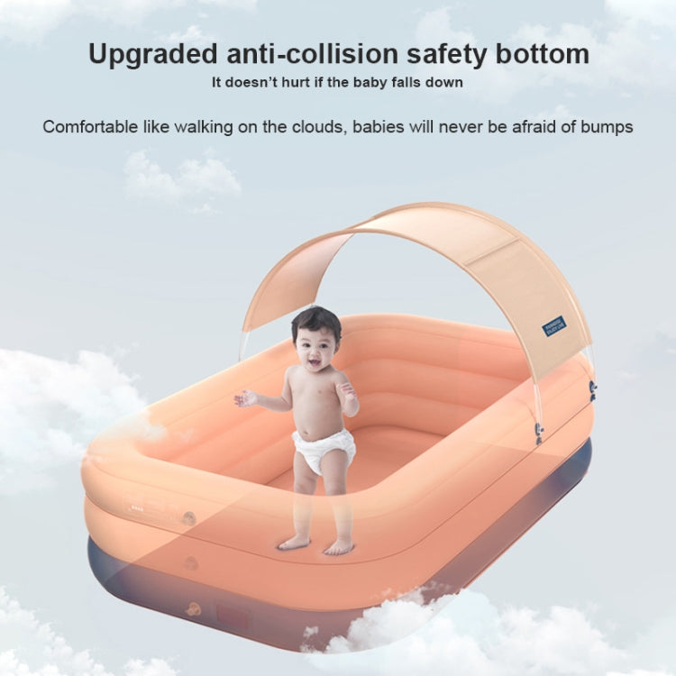 PVC Shade Wireless Automatic Inflatable Swimming Pool Household Children Swimming Pool Large Outdoor Plastic Pool with Shed