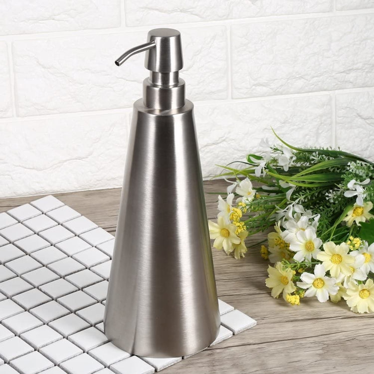 800ml Stainless Steel Soap Dispenser Cone Hand Sanitizer Bottle, 800ml