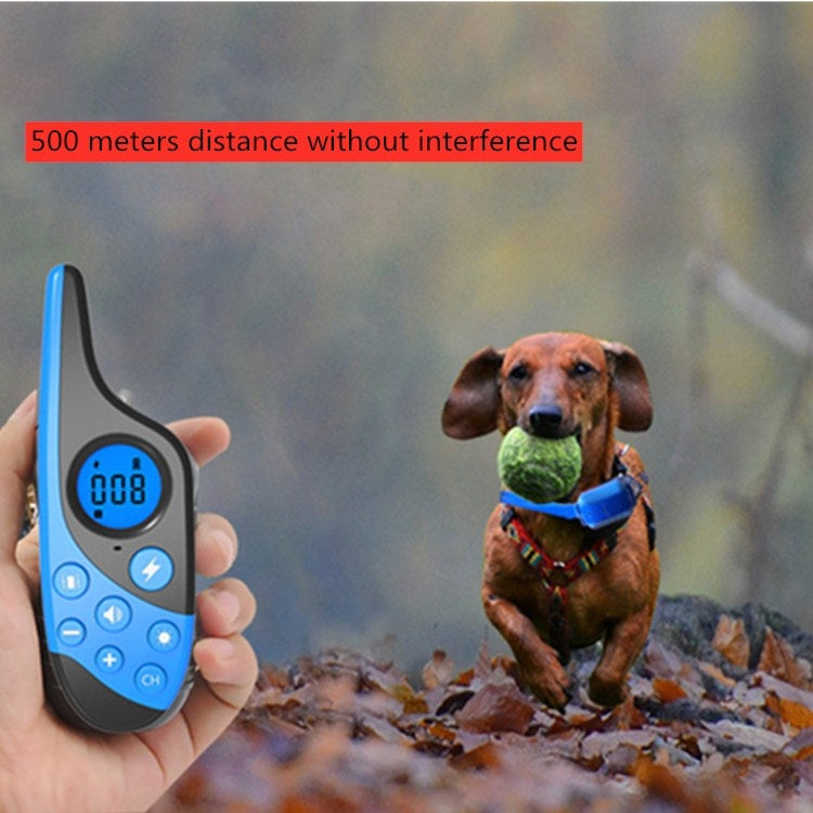500m Charging Remote Control Dog Training Device Pet Bark Stopper, 500m
