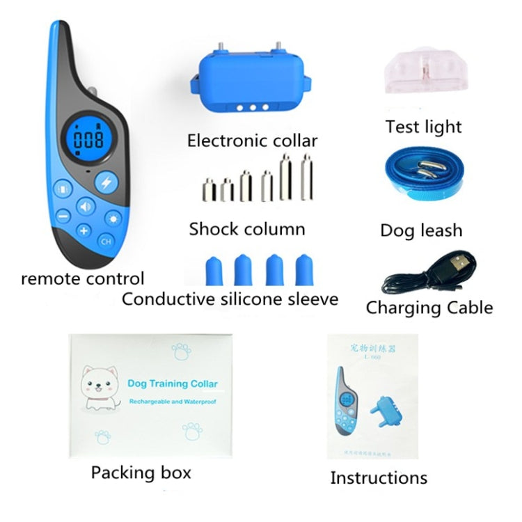 500m Charging Remote Control Dog Training Device Pet Bark Stopper, 500m