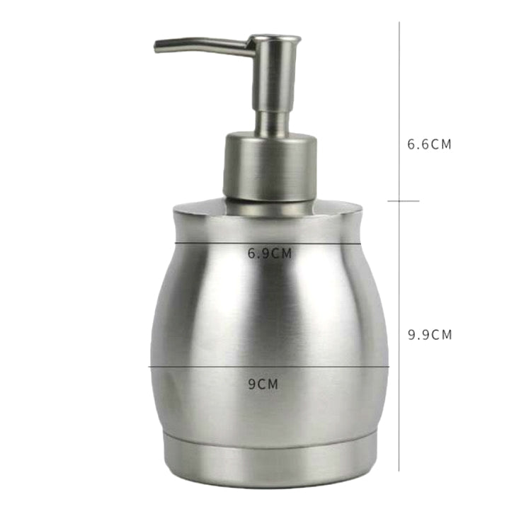 Stainless Steel Lotion Bottle Hand Soap Dispenser Hand Sanitizer Bottle, 390ml
