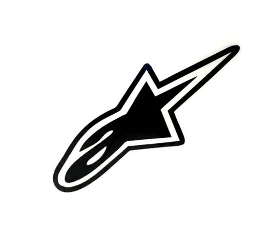 10 PCS Alpine Star Car Sticker Motorcycle Car Decoration, Size: 18x7.6cm, Alpine Star