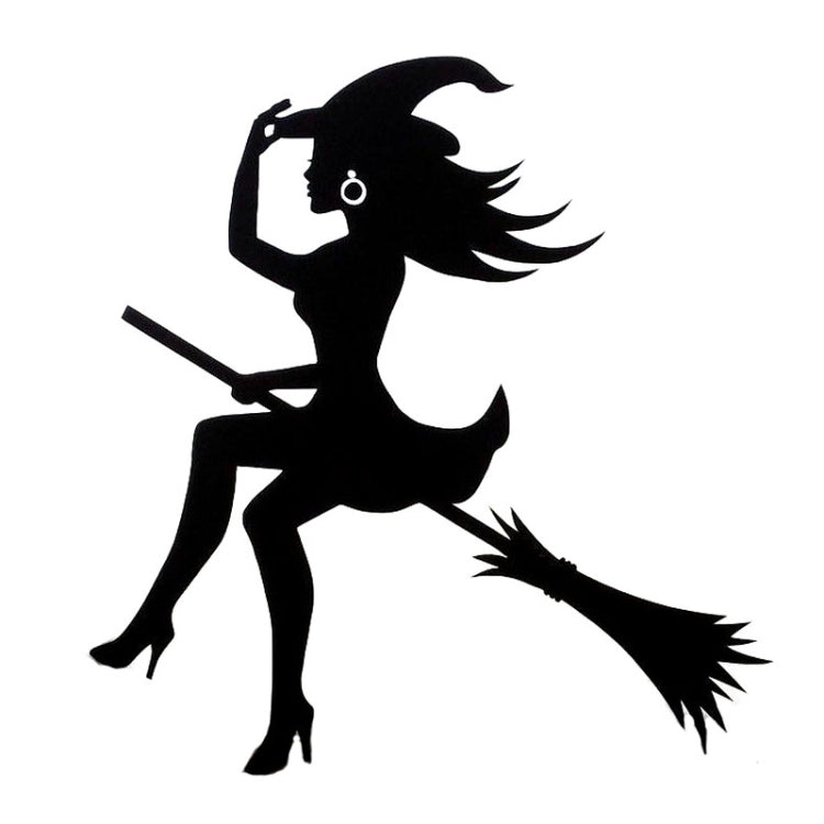 Sexy Witch Fashion Car Sticker Vinyl Decals Decor, Size: 15x14cm, Sexy Witch